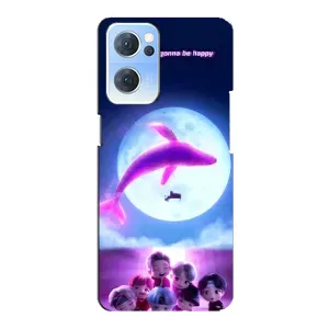 Чехол с принтом «КИТ BTS» для OPPO Reno7 5G