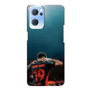 Чехол с футболистом Ламин Ямаль Oppo Reno7 5G (Ламин 19)