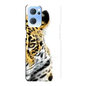 Чехлы с картинками животных Oppo Reno7 5G (Леопард)