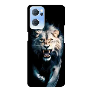 Чехол с принтом «Лев в темноте» для OPPO Reno7 5G