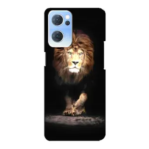 Чехол со Львом для Oppo Reno7 5G (VPrint) (Лев)