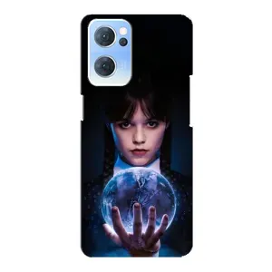 Чохол з дизайном Венздей 2 на Oppo Reno7 5G (Магічна сфера Венздей)