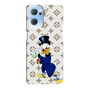 Чехлы для Oppo Reno7 5G - Скрудж МакДак Louis Vuitton (PREMIUMPrint) (Макдак на стиле)