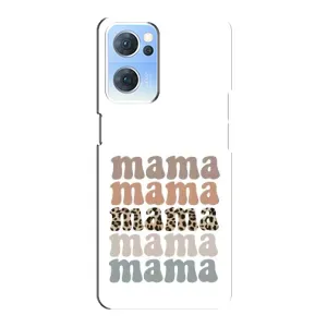 Чохли для мами на Oppo Reno7 5G (Текстовий колаж мама)