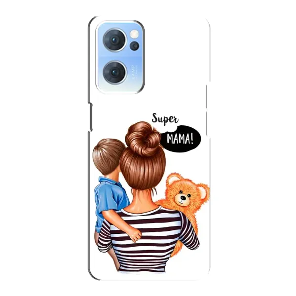 Чохол з принтом «Мама з синочком» для OPPO Reno7 5G Чохол з принтом «Мама з синочком» для OPPO Reno7 5G