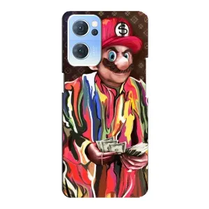 Брендновые Чехлы для Oppo Reno7 5G - (PREMIUMPrint) (Mario LV)
