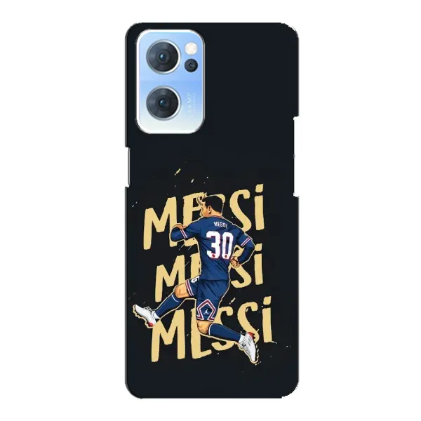 Чохол з принтом «Messi ПСЖ» для OPPO Reno7 5G