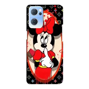 Чехол Disney Mouse Oppo Reno7 5G (PREMIUMPrint) (Минни Маус ЛВ)
