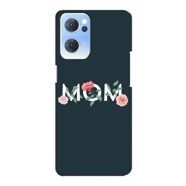 Чохол з принтом «Mom дизайн» для OPPO Reno7 5G