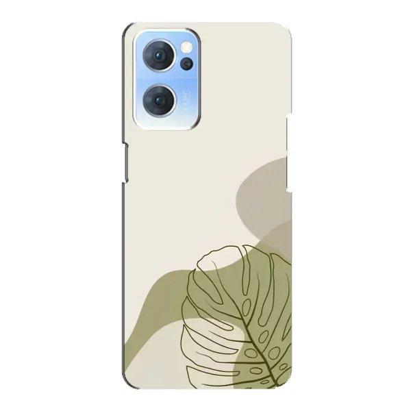 Чохол з принтом «Зелена монстера дизайн» для OPPO Reno7 5G Чохол з принтом «Зелена монстера дизайн» для OPPO Reno7 5G
