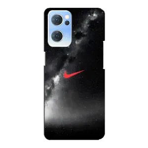Чохол для Oppo Reno7 5G - з принтом Найк (AlphaPrint) (Найк червоний)