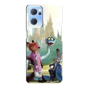 Чохол Зоотрополіс на Oppo Reno7 5G (Герої мультфільму Зоотрополіс)