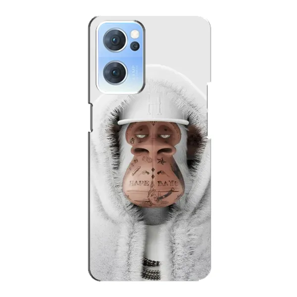 Чохол з принтом «мавпа NFT в тату» для OPPO Reno7 5G