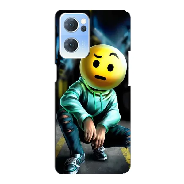 Чохол з принтом «Хлопець смайл» для OPPO Reno7 5G