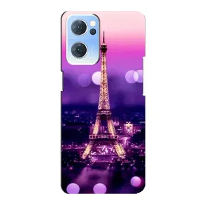 Чехол Эйфелева Башня для Oppo Reno7 5G - (AlphaPrint)