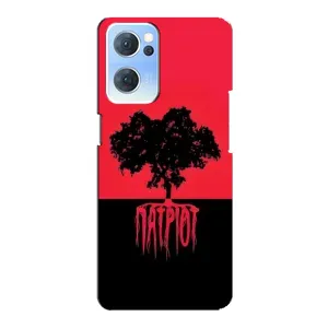Украинские Чехлы для Oppo Reno7 5G с картинкой УПА (AlphaPrint) (Патріот)