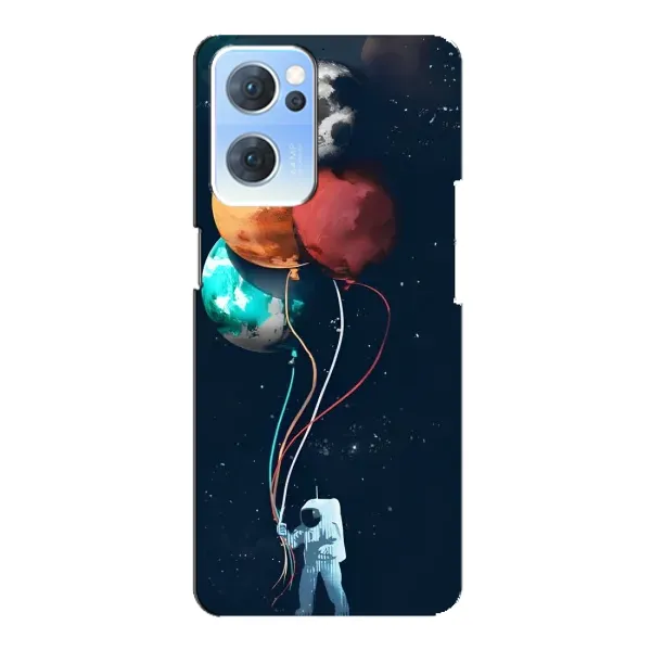 Чехол с принтом «Планеты шарики» для OPPO Reno7 5G Чехол с принтом «Планеты шарики» для OPPO Reno7 5G