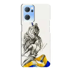 Чохли (Доброго вечора, ми за України) для OPPO Reno7 5G (AlphaPrint) (Перемога)
