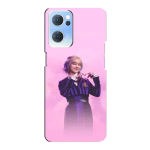 Чохол з дизайном Венздей 2 на Oppo Reno7 5G (Яскрава Енід Венздей)