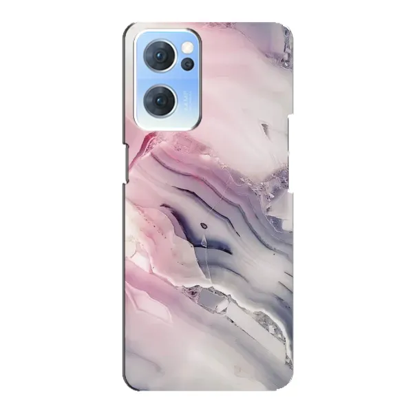 Чехол с принтом «Пурпурный Мрамор» для OPPO Reno7 5G Чехол с принтом «Пурпурный Мрамор» для OPPO Reno7 5G