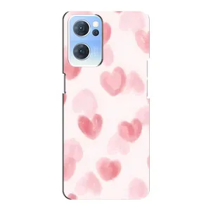 Чехол с розовым рисунком для Oppo Reno7 5G