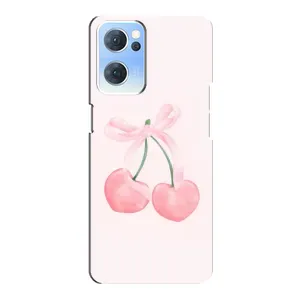 Чохол з розовим принтом для Oppo Reno7 5G (Рожеві вишні)
