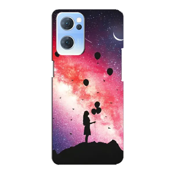 Чехол с принтом «С шариками» для OPPO Reno7 5G