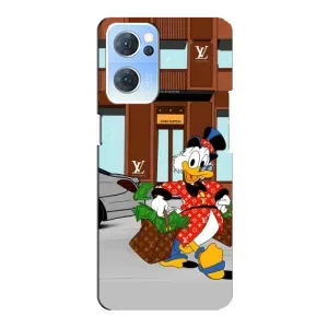 Чехлы для Oppo Reno7 5G - Скрудж МакДак Louis Vuitton (PREMIUMPrint) (Скрудж ЛВ)