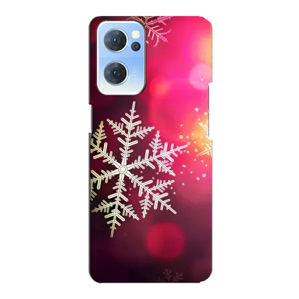 Чехол с принтом «Снежинка» для OPPO Reno7 5G Чехол с принтом «Снежинка» для OPPO Reno7 5G