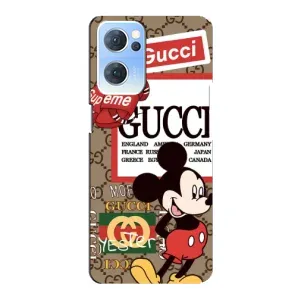 Чехол Disney Mouse Oppo Reno7 5G (PREMIUMPrint) (Стильный Микки)