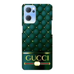 Чохли GUCCI для OPPO Reno7 5G (AlphaPrint) (Текстура Гуччі)