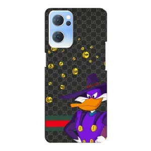 Брендновые Чехлы для Oppo Reno7 5G - (PREMIUMPrint) (Утка Гуччи)