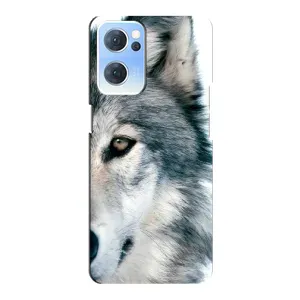 Чехлы с картинками животных Oppo Reno7 5G (Волк)