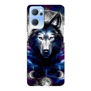 Захисні чохли для OPPO Reno7 5G (AlphaPrint) (ХІТ продаж) ВОВК (Вовк)