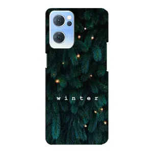 Новогодние, Праздничные Чехлы для Oppo Reno7 5G - 2024 год (Winter)