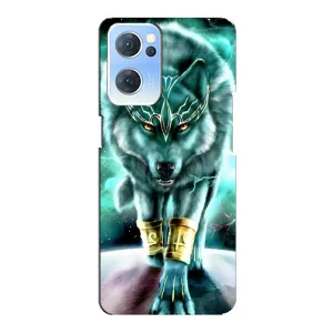Защитные чехлы для Оппо Рено 7 (5G) (AlphaPrint) (ХИТ продаж) ВОЛК