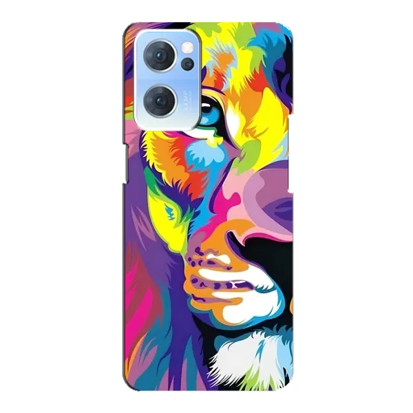 Чехол с принтом «Яркий Лев» для OPPO Reno7 5G