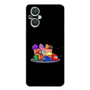 Чохли Амонг Ас для Oppo Reno7 Lite (5G) (AlphaPrint) (Амонг-ас)
