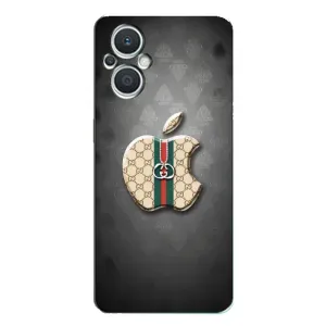 Чехлы ГУЧЧИ для Оппо Рено 7 Лайт (AlphaPrint) (Apple gucci)