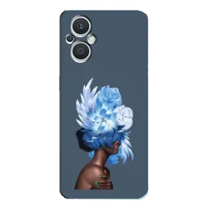 Чехлы (ART) Цветы на Oppo Reno7 Lite (5G) (VPrint) (Квіти на голові)