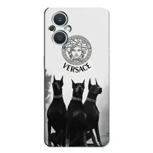 Чехлы VERSACE для Оппо Рено 7 Лайт (PREMIUMPrint) (Доберман Версаче)