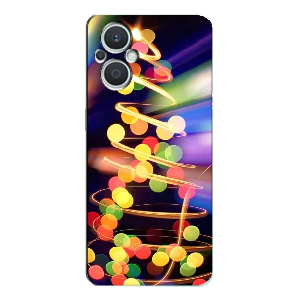 Чехол с принтом «Елка с гирлянд» для OPPO Reno7 Lite (5G) Чехол с принтом «Елка с гирлянд» для OPPO Reno7 Lite (5G)