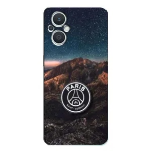 Чехлы PSG для Oppo Reno7 Lite (5G) (AlphaPrint) (ФК ПСЖ)