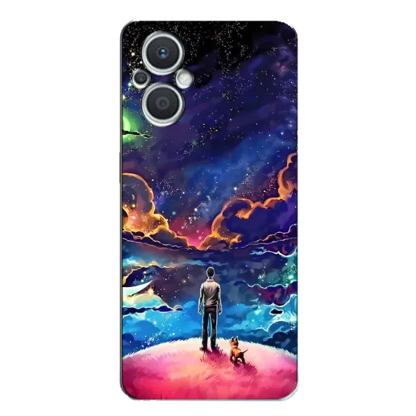 Чехол с принтом «Галактический вид» для OPPO Reno7 Lite (5G)