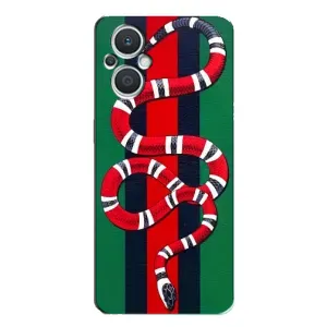 Чехлы ГУЧЧИ для Оппо Рено 7 Лайт (AlphaPrint) (Gucci змия)