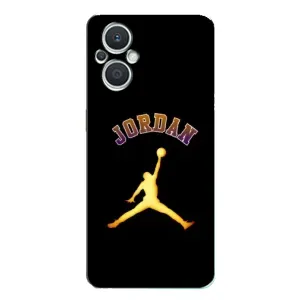 Чехлы для Oppo Reno7 Lite (5G) - с картинкой JORDAN (AlphaPrint) (Jordan Gold)