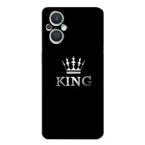 Чехол с Короной Оппо Рено 7 Лайт - (AlphaPrint) (KING)