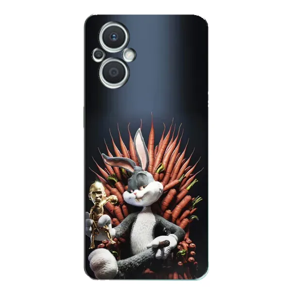 Чехол с принтом «Король Кролик» для OPPO Reno7 Lite (5G)