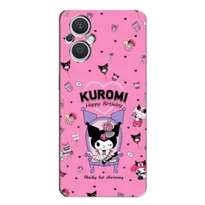 Чехлы с топовыми принтами для Оппо Рено 7 Лайт (KUROMI)