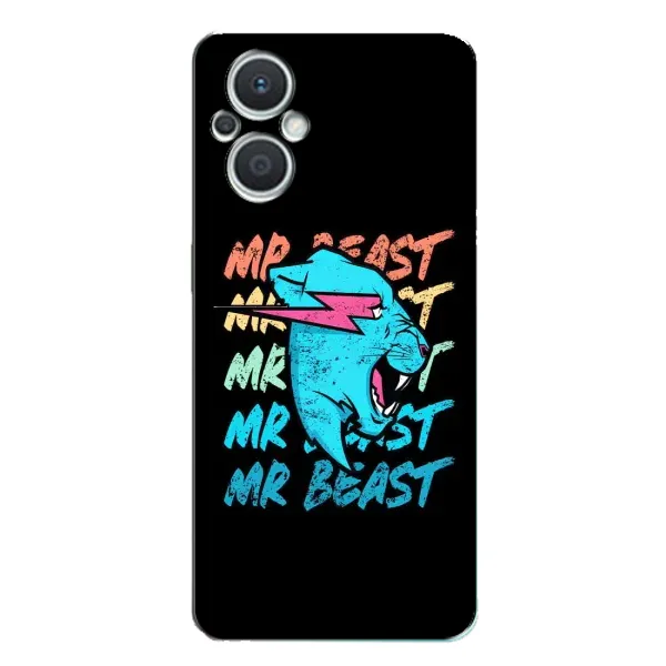 Чехол с принтом «logo Mr beast» для OPPO Reno7 Lite (5G)